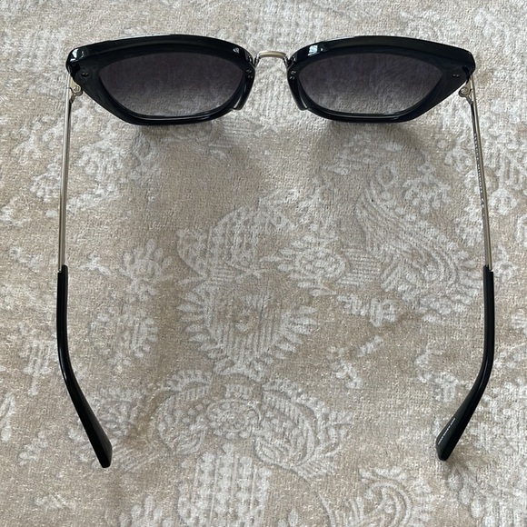 Brand New Rebecca Minkoff Bessie Oversized Black Cat Eye Sunglasses 100% UV Prot - Picture 7 of 16